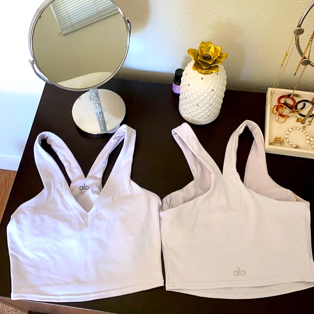 ALO AIRBRUSH REAL BRA TANK XS